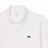 Polo Lacoste Regular Fit Algodão Branco