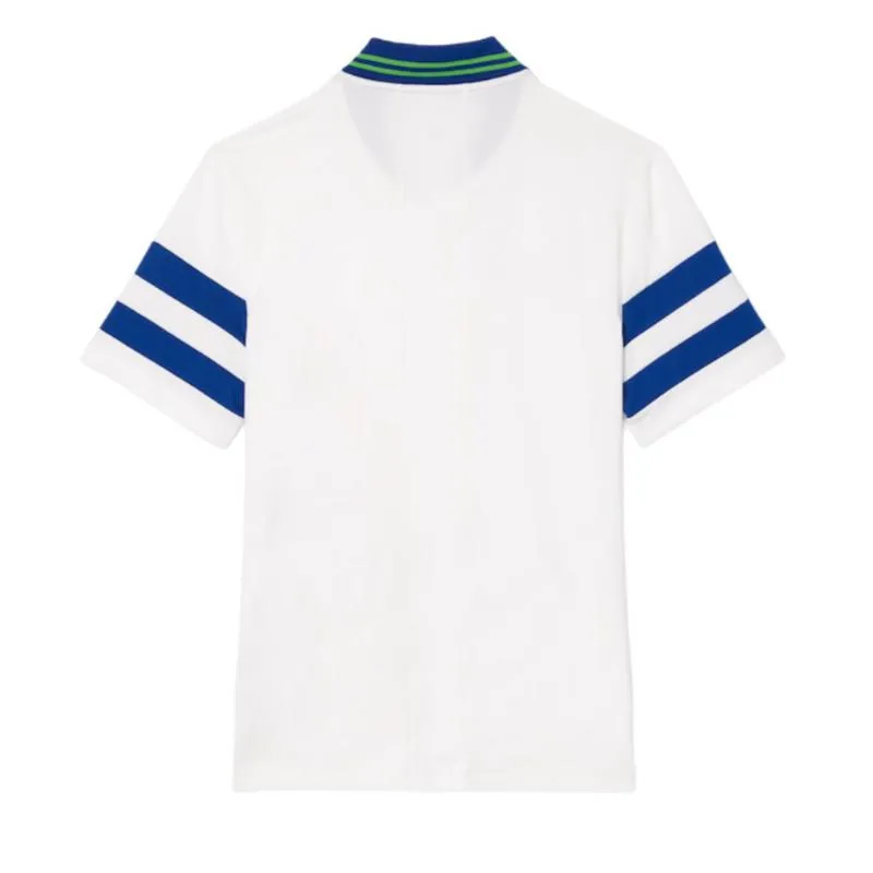 Lacoste Roland Garros Medvedev T-Shirt Polo Marinho Branco