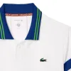 Lacoste Roland Garros Medvedev T-Shirt Polo Marinho Branco