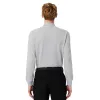 Polo Manga Larga Lacoste Regular Fit Algodon Gris Vigore