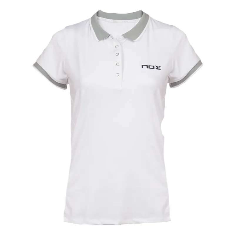 Camisa Polo Feminina Nox Meta 10TH Anniversary Branca
