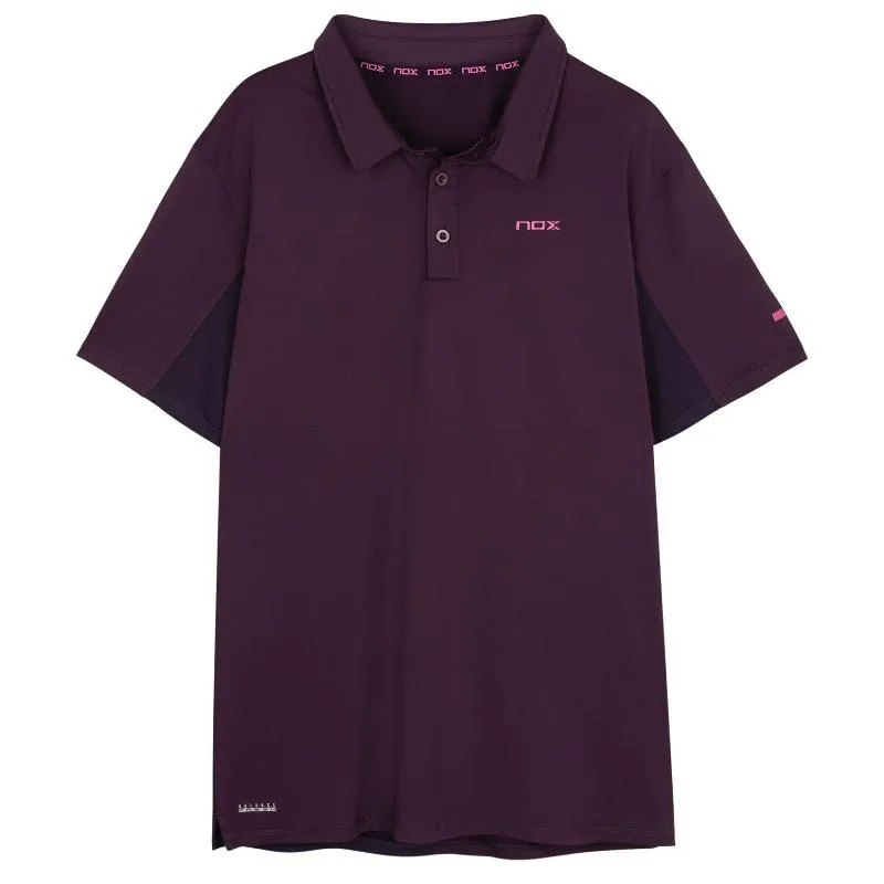 Camisa Polo Roxa Escura Nox Pro