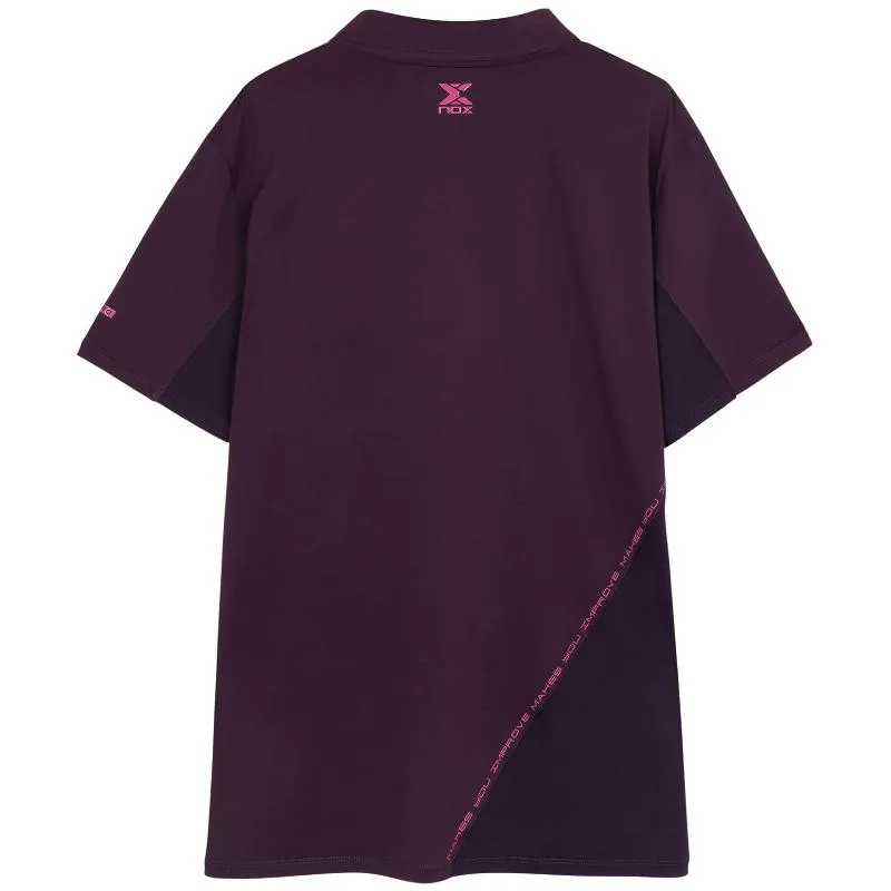 Camisa Polo Roxa Escura Nox Pro