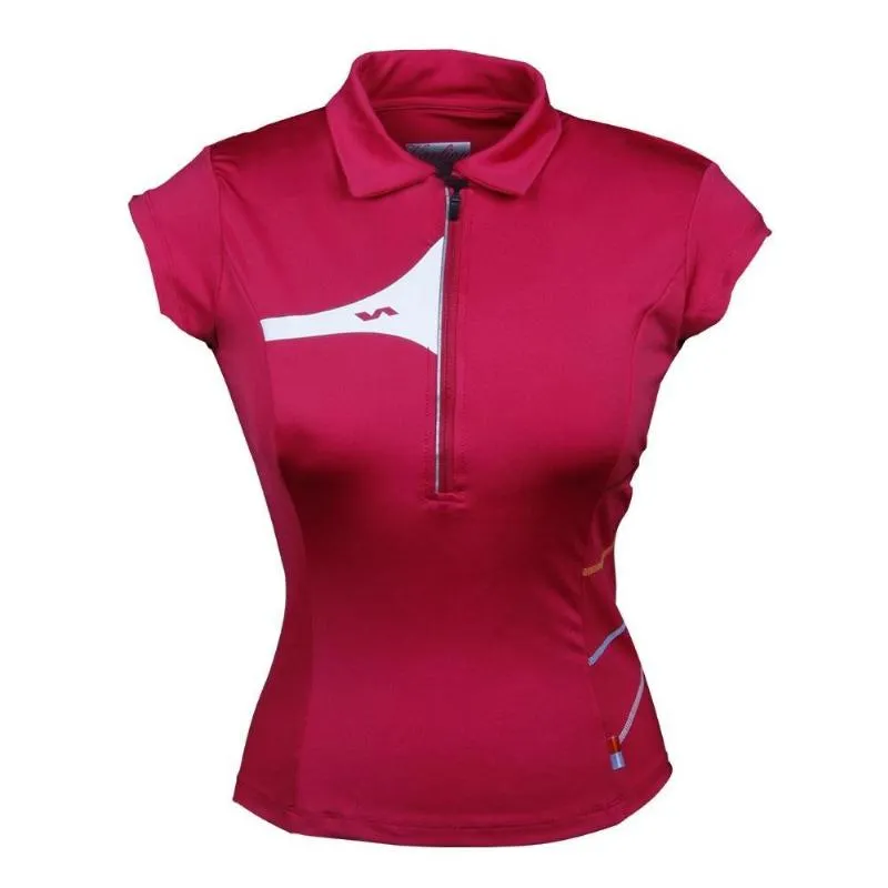 Polo Varlion M/C MD13W02 Magenta Mujer