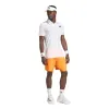 Shorts Laranja Adidas Club 2 em 1