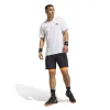Short Adidas Club 2 En 1 Negro Naranja