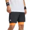 Short Adidas Club 2 en 1 noir orange