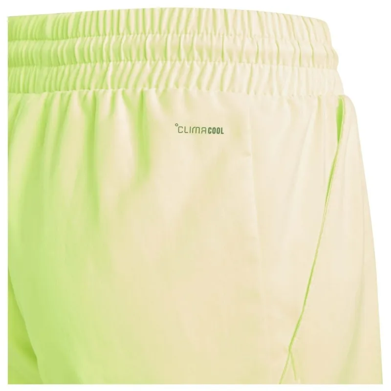 Kurze Adidas Club 3 Streifen Lucid Limon Junior