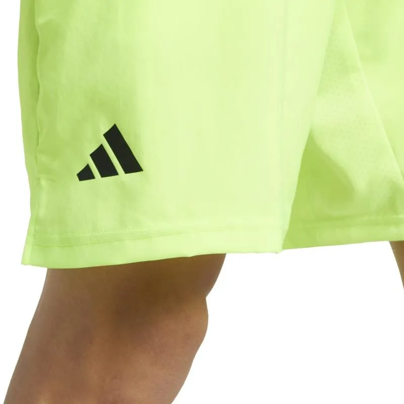 Calções Adidas Club 3 Stripes Lucid Limon Negro