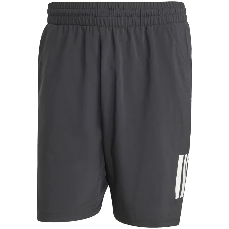 Calções Adidas Club 3 Stripes Negro Blanco