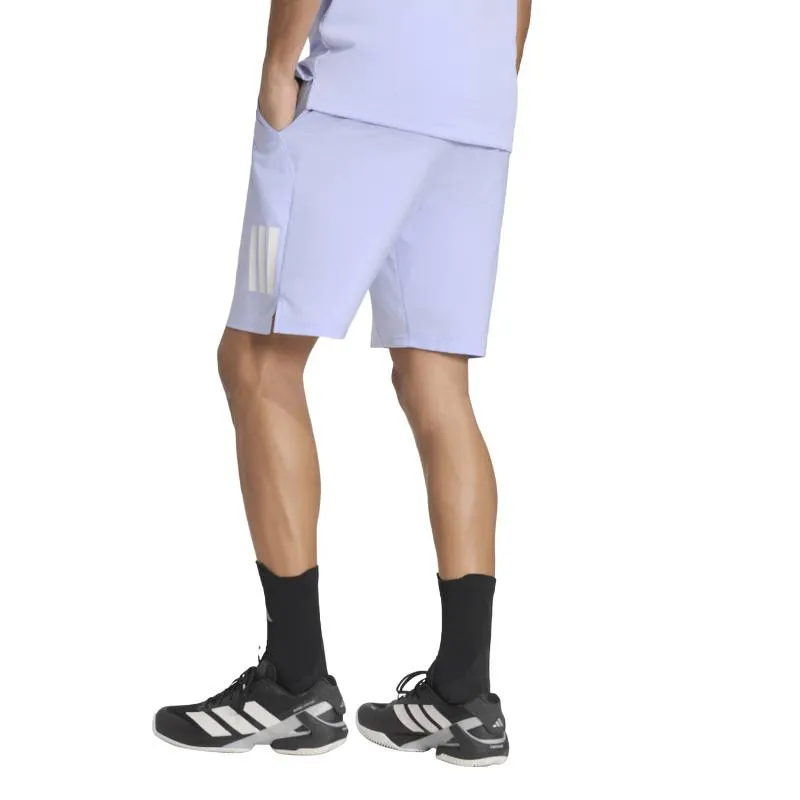 Kurze Adidas Club 3 Streifen Violeta