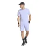 Kurze Adidas Club 3 Streifen Violeta