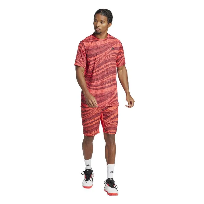 Curto Adidas Club Gráfico Rojo