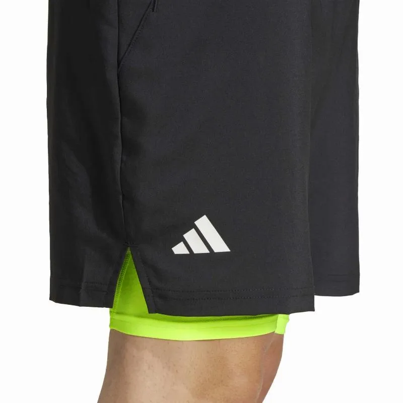 Calções Adidas Club Negro Lucid Limon