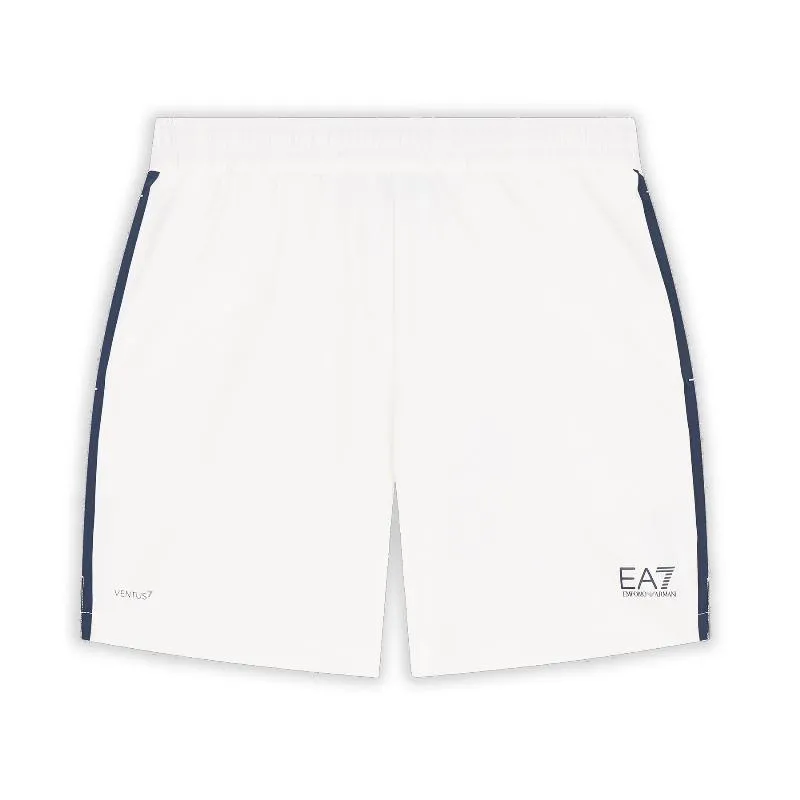 Short Armani EA7 Ventus 7 Tennis Pro Regular Blanco