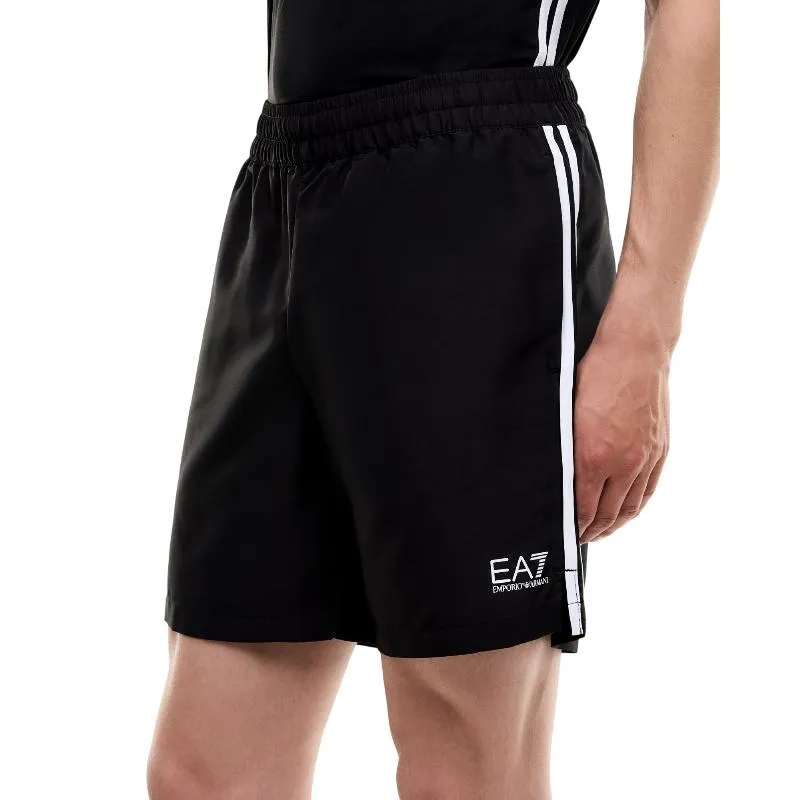 Short Armani EA7 Ventus 7 Tennis Pro Regular Negro