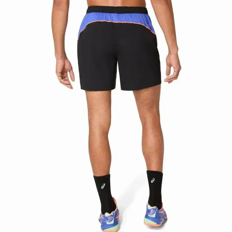 Short Asics Court 7IN Negro Cobalto