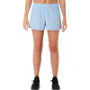 Short Asics Padel Court 2In1 Azul Stone Negro Mujer
