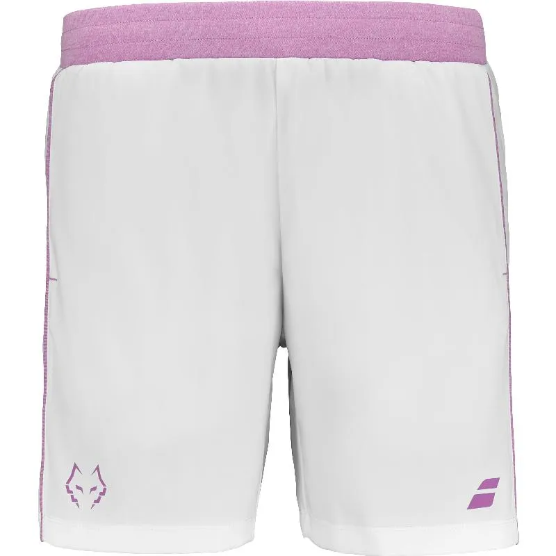 Short Babolat Juan Lebron Blanco Rosa
