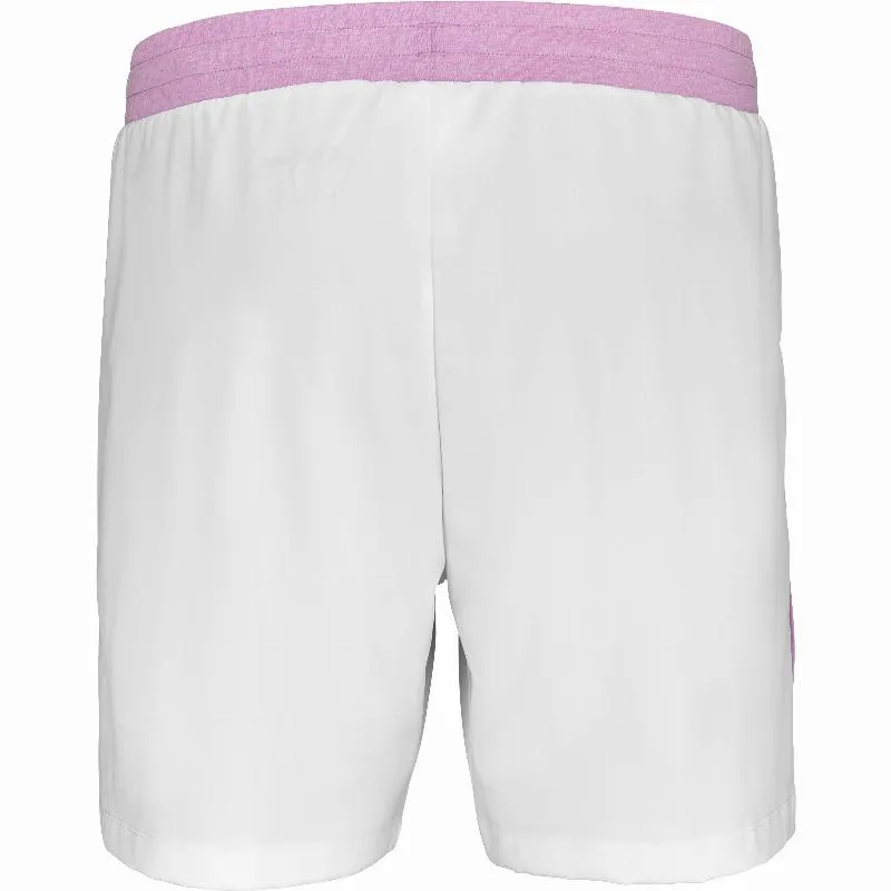 Short Babolat Juan Lebron Blanco Rosa