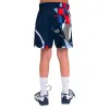 Badu New York Shorts Bidi Júnior Azul Escuro Vermelho