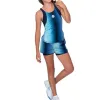 Short Bidi Badu Spectrum 2 em 1 Impresso Azul Oscuro Aqua Junior