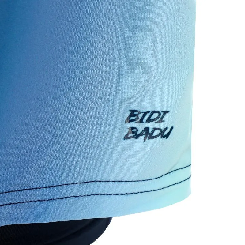 Short Bidi Badu Spectrum 2 em 1 Impresso Azul Oscuro Aqua Junior