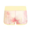 Short Bidi Badu Sua Luz Amarela Rosa Mulheres