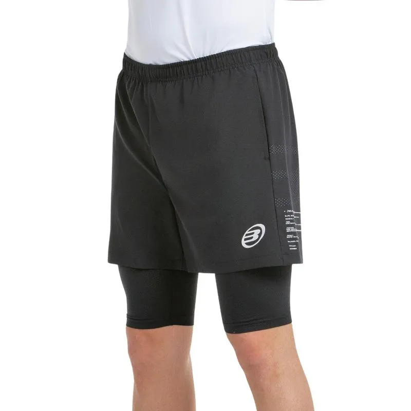 Calções Bullpadel Meta Black