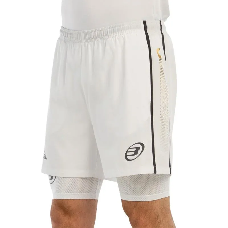 Short Bullpadel Premier Padel Barde Blanco