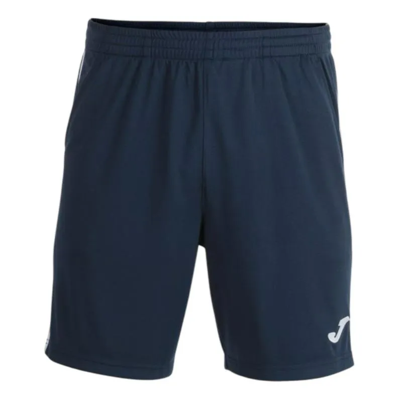 Joma Open III Short bleu marine blanc