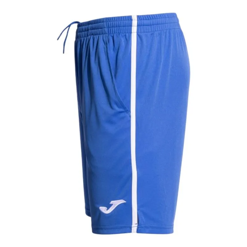 Short Joma Open III Azul Royal Blanco