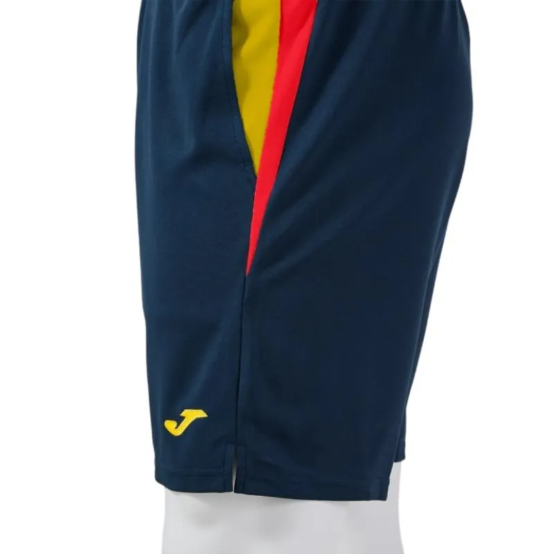 Short Joma Terra bleu marine jaune
