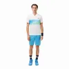 Calções Lacoste Daniil Medvedev Azul Branco