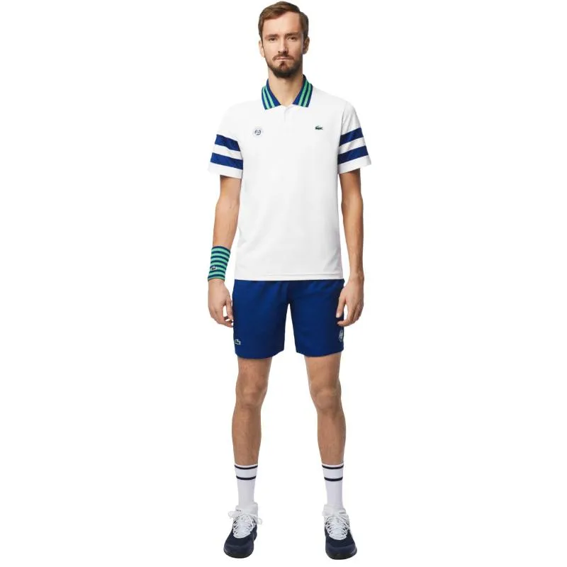 Lacoste Roland Garros Calções Azul Branco Verde