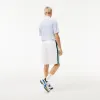 Short Lacoste Sport Listras Laterais Branco Verde