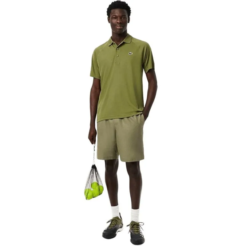 Calções Desportivos Lacoste Verde Caqui