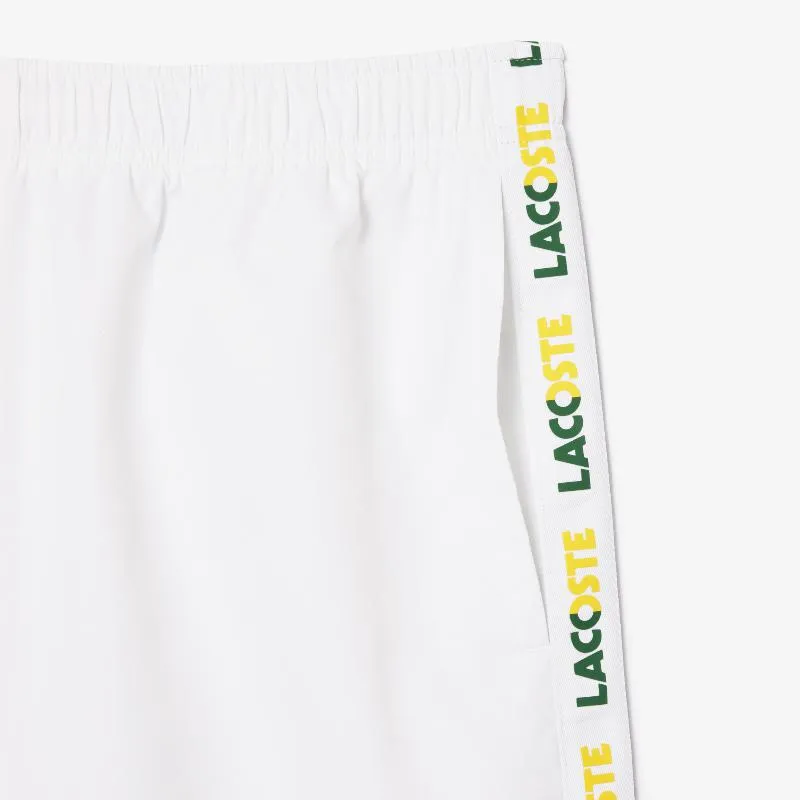 Fato Desportivo Lacoste calções  Branco Verde