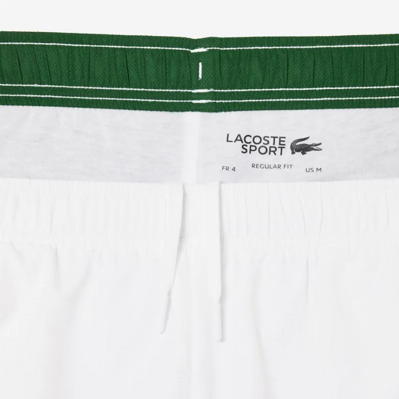 Fato Desportivo Lacoste calções  Branco Verde