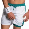 Short Nox Pro Blanco Verde Ivy