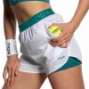 Curta Nox Pro Blanco Verde Ivy Mujer