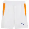 Calções Puma Individual Branco Laranja