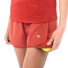 Equipe Tecnifibre Curta Estica Terracota Mujer