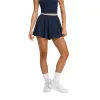 Short Wilson Velocity Plissado Azul Marino Mujer