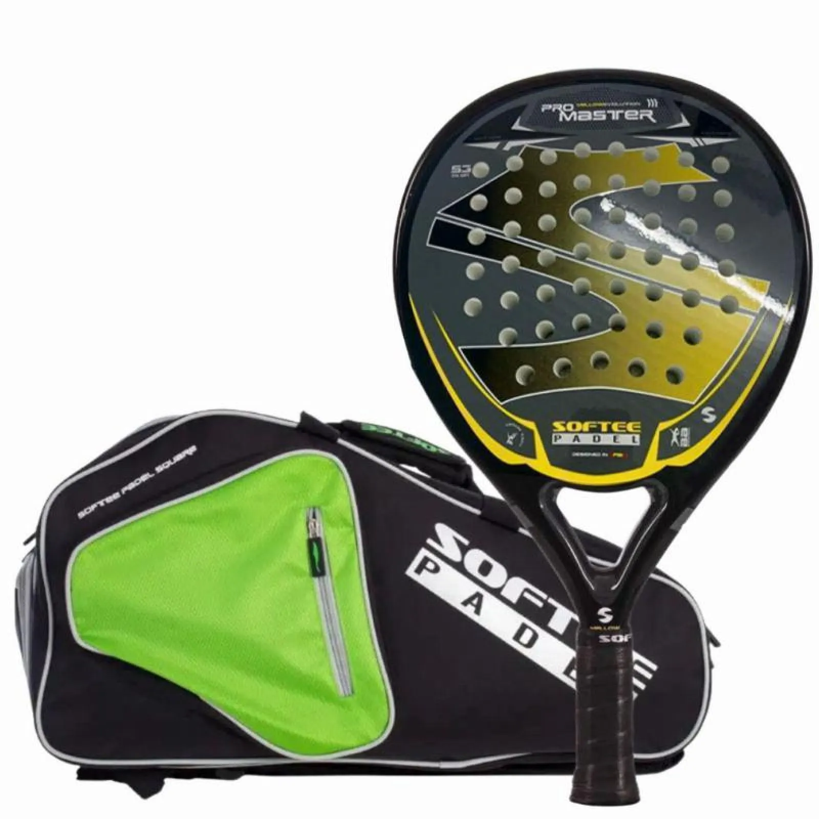 Pack padel Softee Pro Master Evolution Giallo