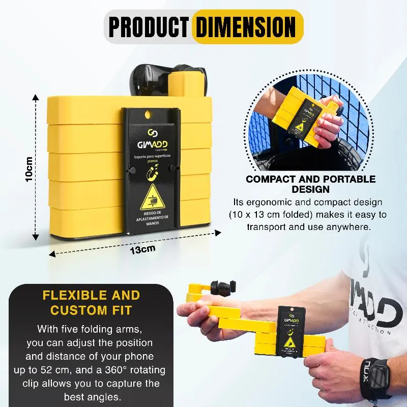 Gimadd Suport Pro Yellow Mobile Stand