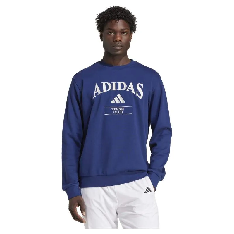 Sweatshirt Azul Escuro Gráfico Adidas Heritage