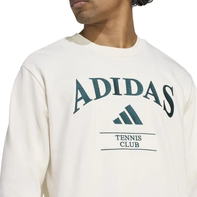 Moletom Adidas Heritage Graphic Branco Giz