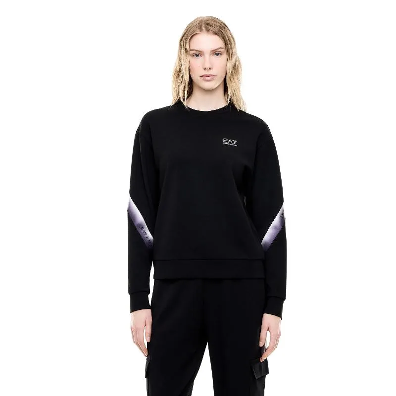 Armani EA7 Natural Ventus 7 Moletom Preto Feminino
