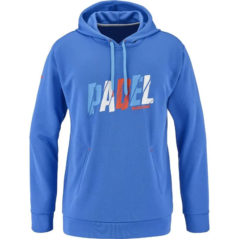 Moletom Babolat Padel Hood Azul Francês